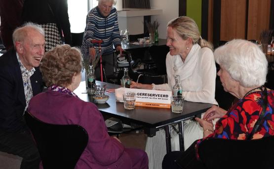 Oprichters met Maxima